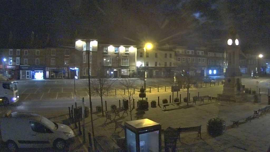 Thirsk webcam overlooking the Market Place